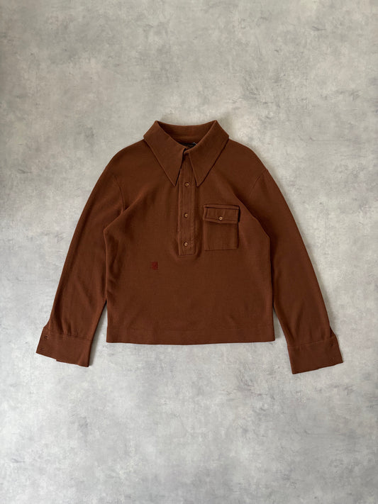 60s PENDLETON ウールニットポロ / Made in U.S.A.