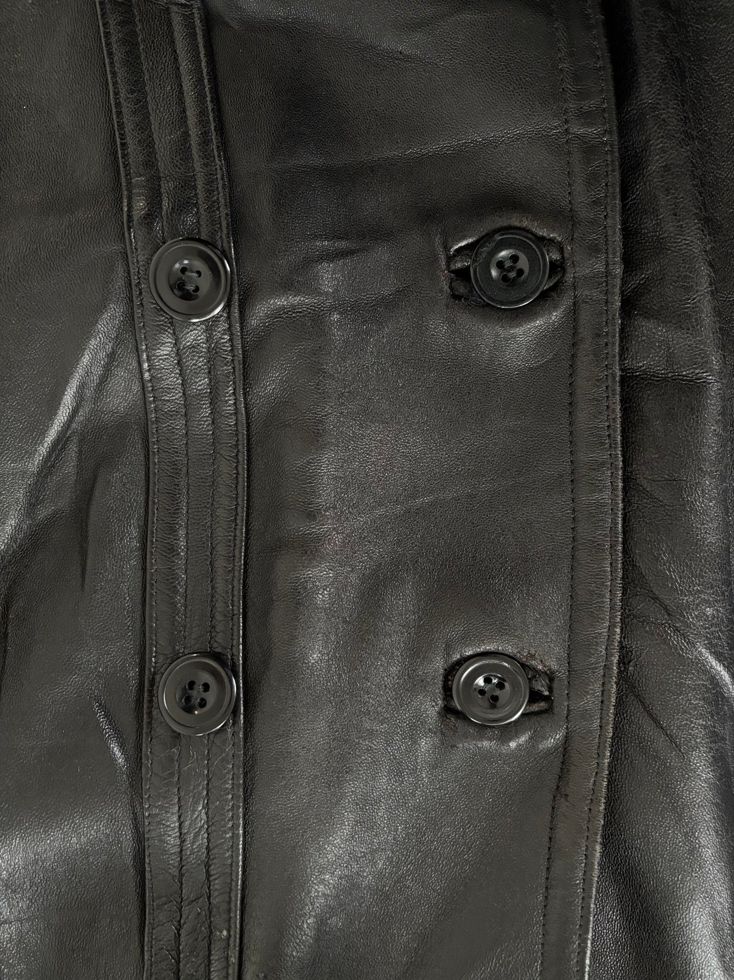〈Special〉40-50s コルビジェジャケット ダブルブレストレザージャケット（ウール襟）