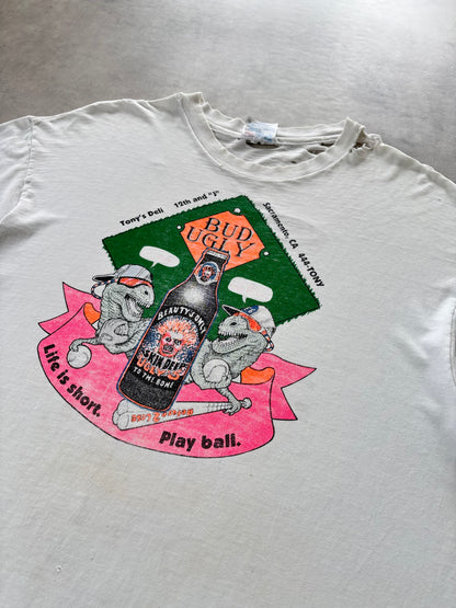 90s Hanes プリントtシャツ（ボロ）Made in U.S.A