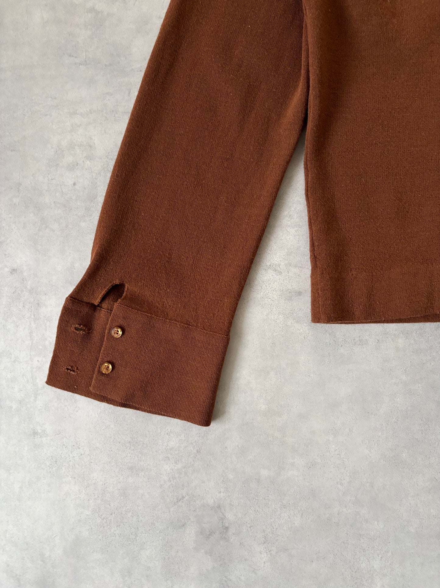 60s PENDLETON ウールニットポロ / Made in U.S.A.