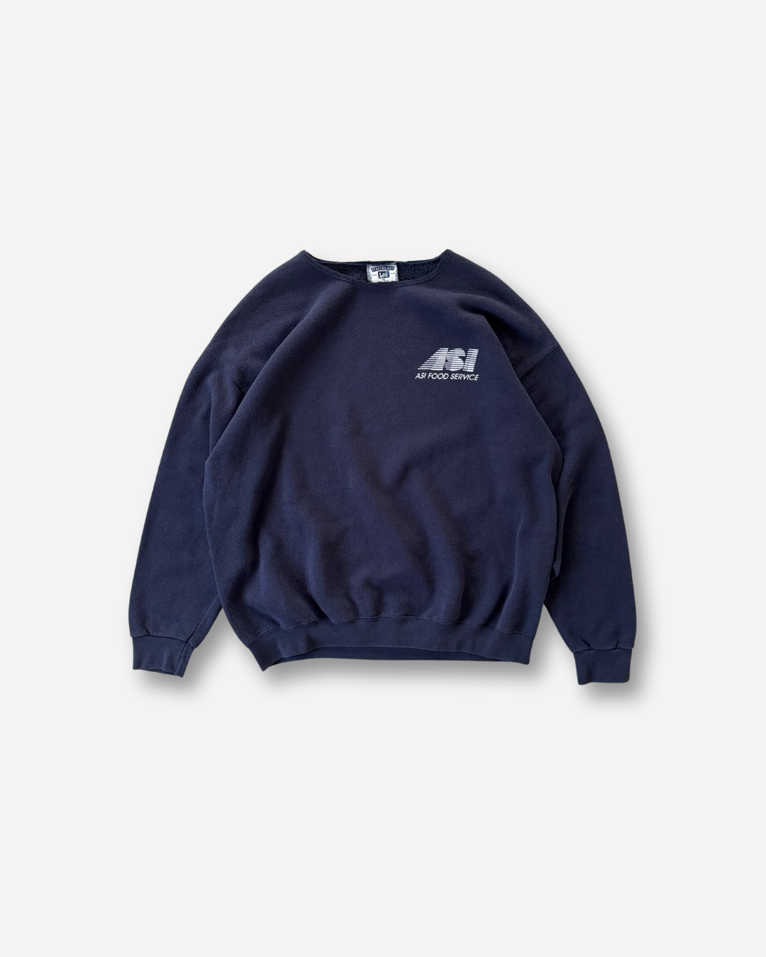 90s Lee クルーネックスウェット Made in USA（ネイビー）