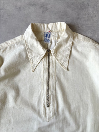 〈Special〉30s フレンチ コットンハーフジップシャツ