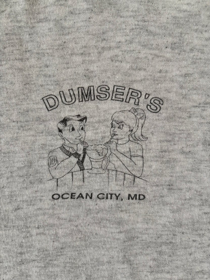 90s DELTA プリントtシャツ Made in U.S.A.