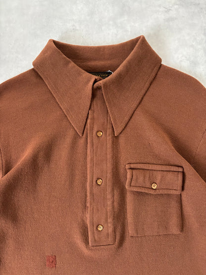 60s PENDLETON ウールニットポロ / Made in U.S.A.