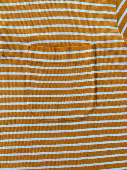 90s HERMÈS ポロシャツ Made in Italy（オレンジ）