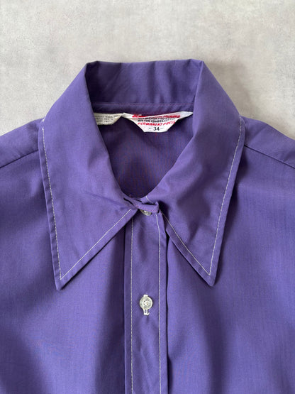 70s クラシカルシャツ Made in U.S.A.（パープル）