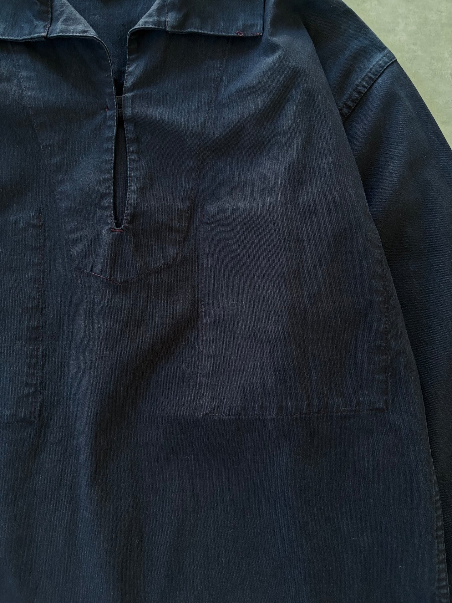 80s LE GLAZIK フィッシャーマンスモック（ネイビー）