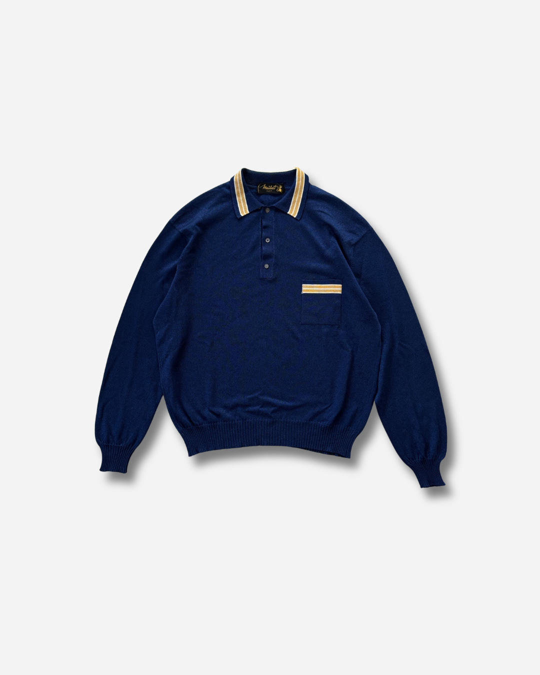 70s Mailcott ニットポロシャツ