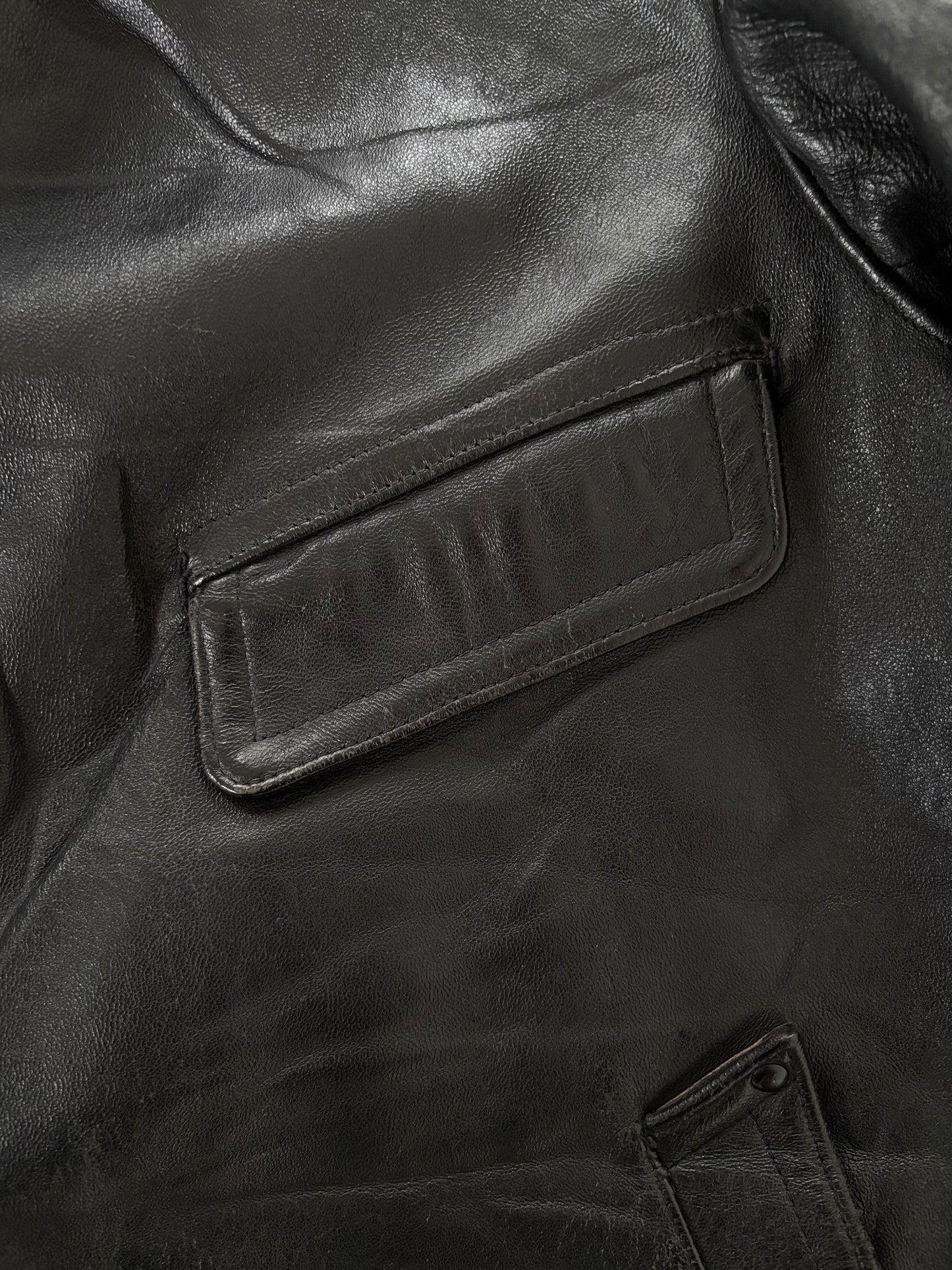 〈Special〉40-50s コルビジェジャケット ダブルブレストレザージャケット（ウール襟）