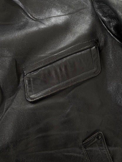 〈Special〉40-50s コルビジェジャケット ダブルブレストレザージャケット（ウール襟）