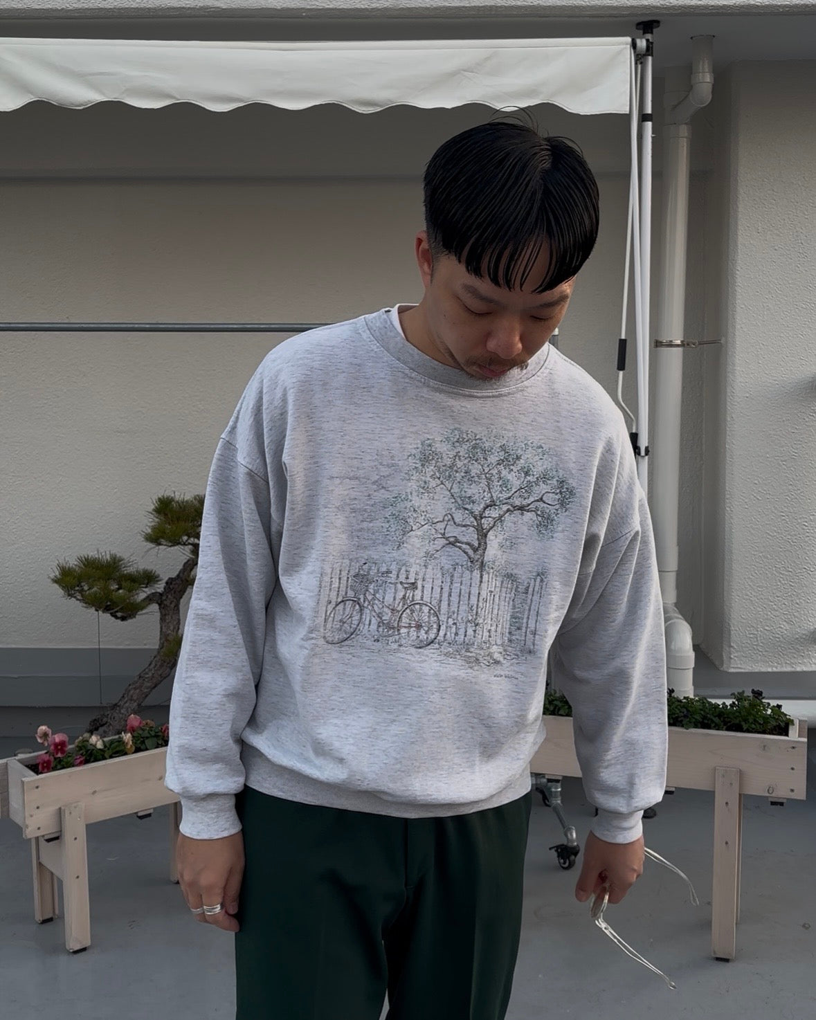 90s Northern Refrections スウェット（グレー）