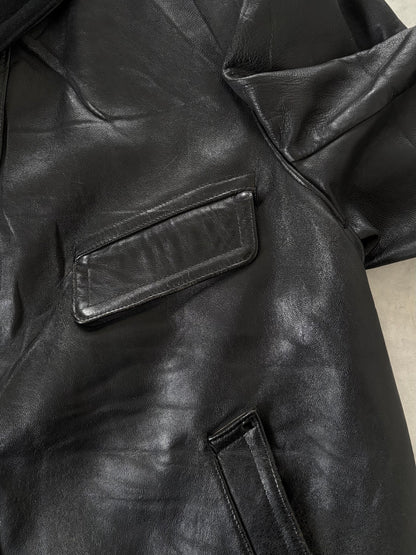 〈Special〉40-50s コルビジェジャケット ダブルブレストレザージャケット（ウール襟）
