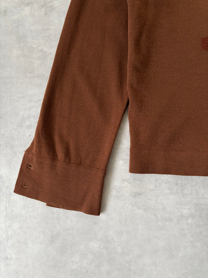 60s PENDLETON ウールニットポロ / Made in U.S.A.