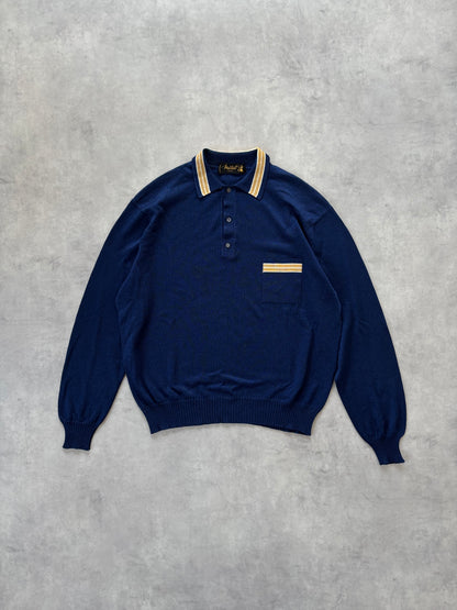 70s Mailcott ニットポロシャツ