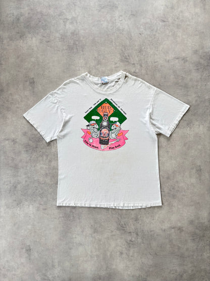 90s Hanes プリントtシャツ（ボロ）Made in U.S.A