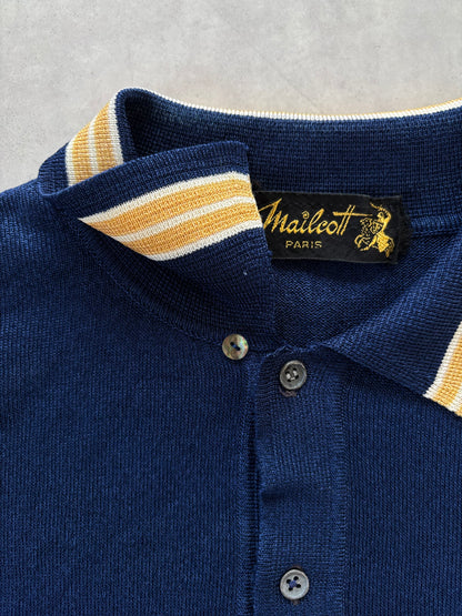 70s Mailcott ニットポロシャツ