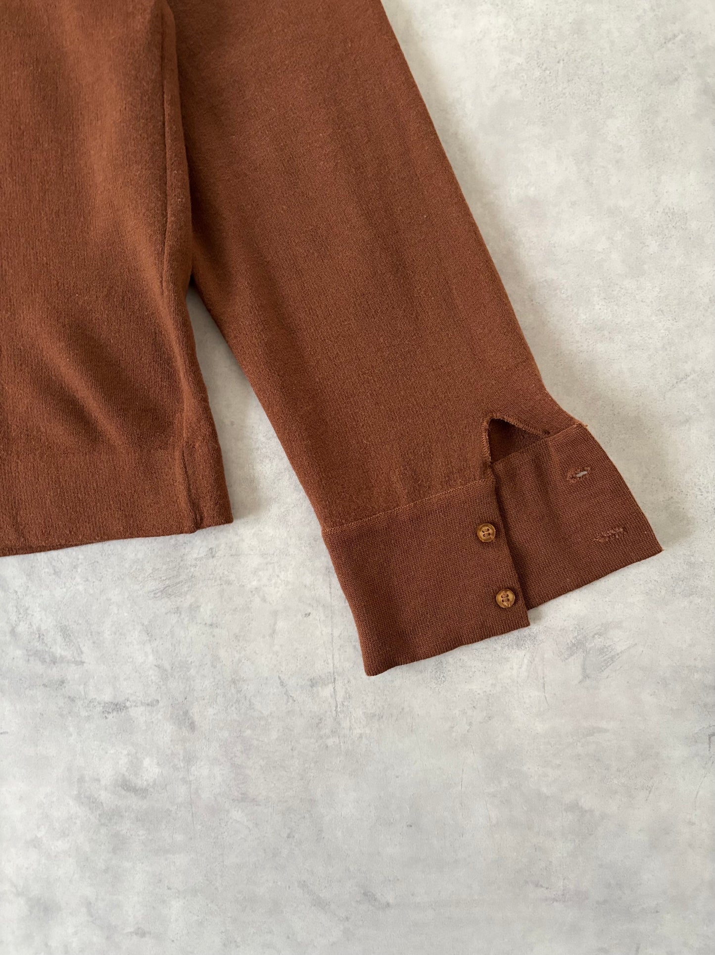 60s PENDLETON ウールニットポロ / Made in U.S.A.