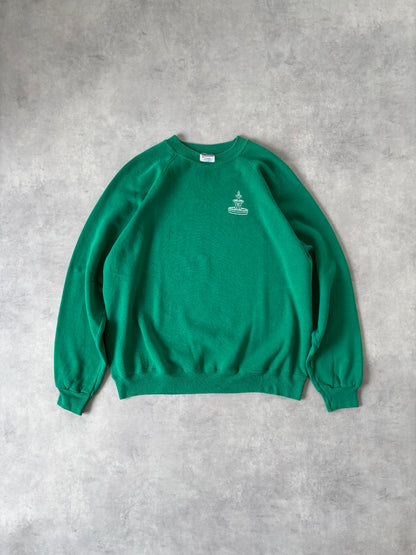90s Hanes ラグランスリーブスウェット（グリーン）
