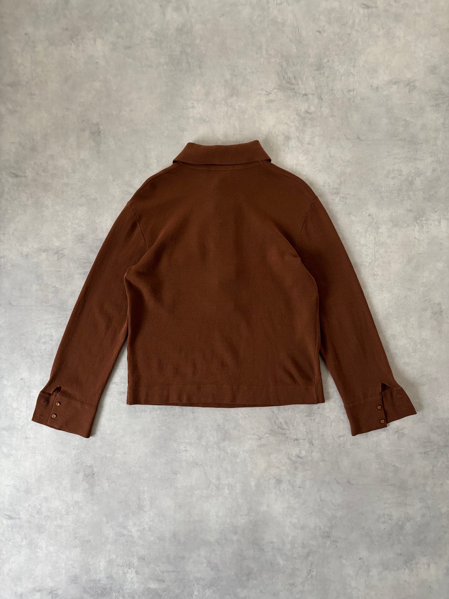 60s PENDLETON ウールニットポロ / Made in U.S.A.