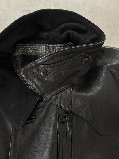 〈Special〉40-50s コルビジェジャケット ダブルブレストレザージャケット（ウール襟）