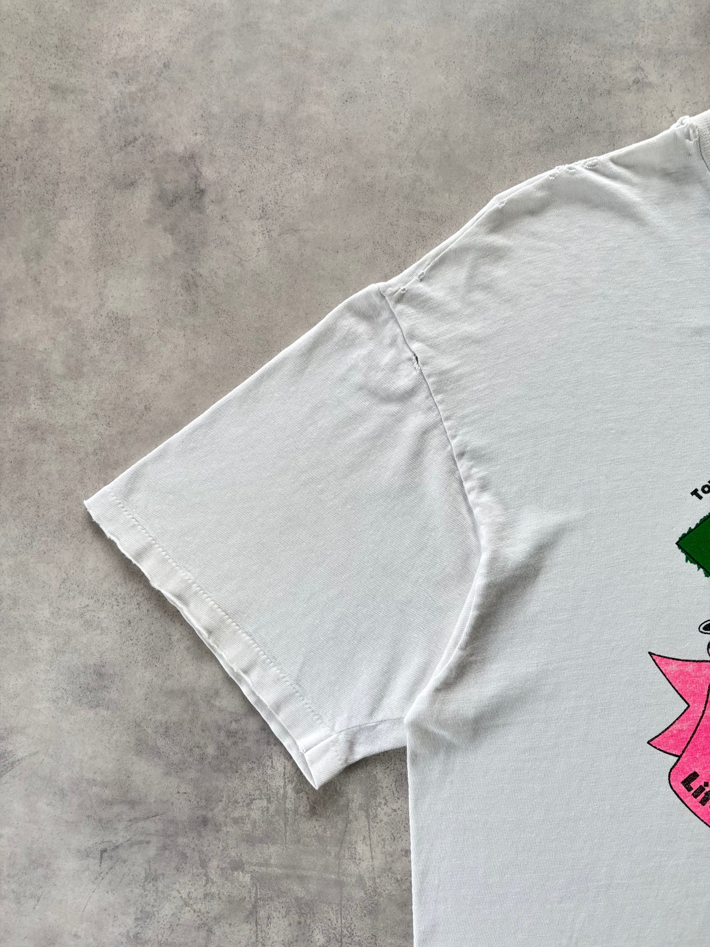 90s Hanes プリントtシャツ（ボロ）Made in U.S.A