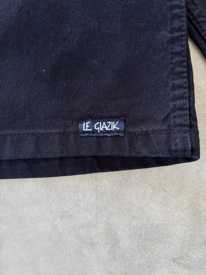 80s LE GLAZIK フィッシャーマンスモック（ネイビー）
