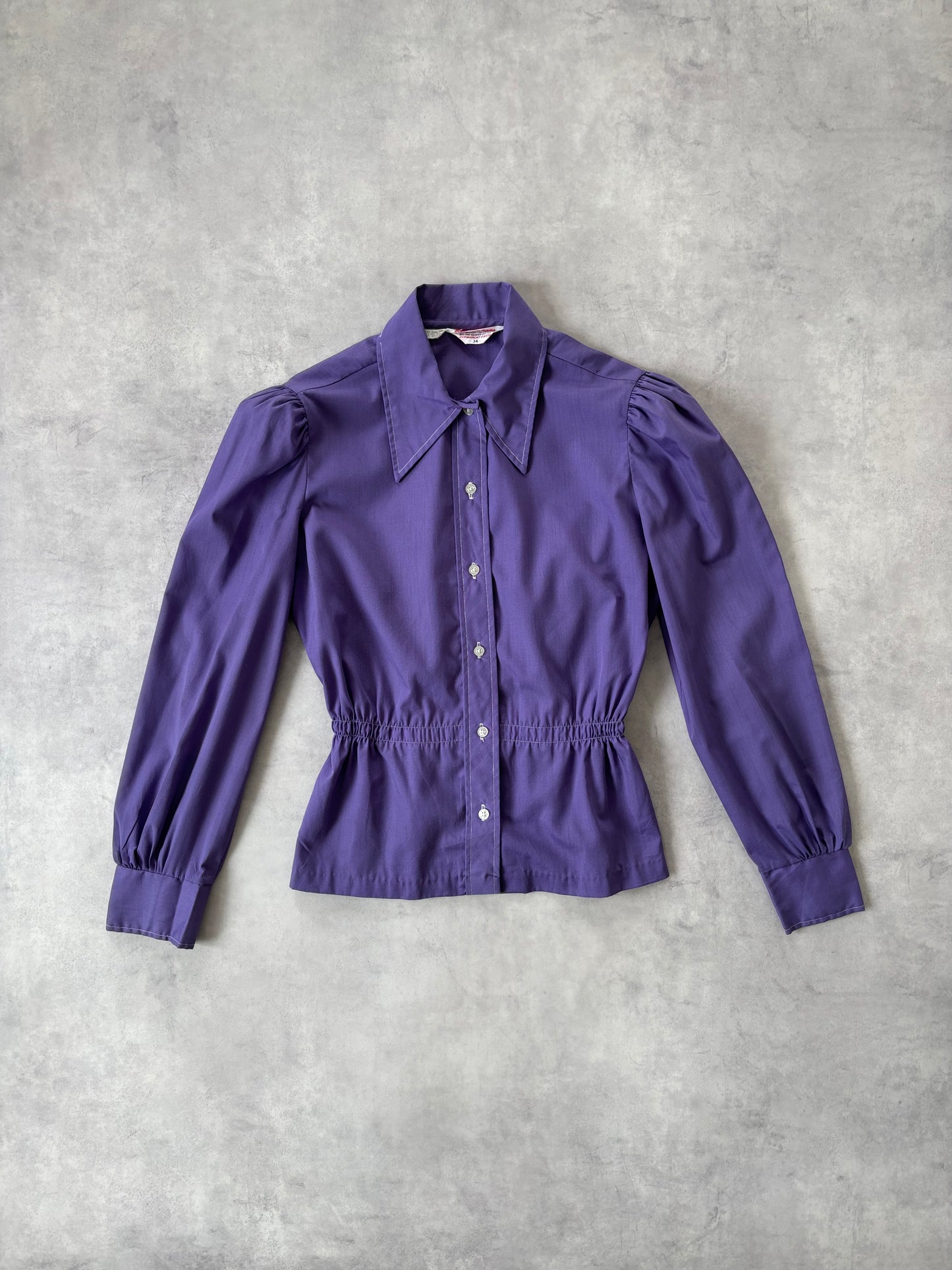 70s クラシカルシャツ Made in U.S.A.（パープル）