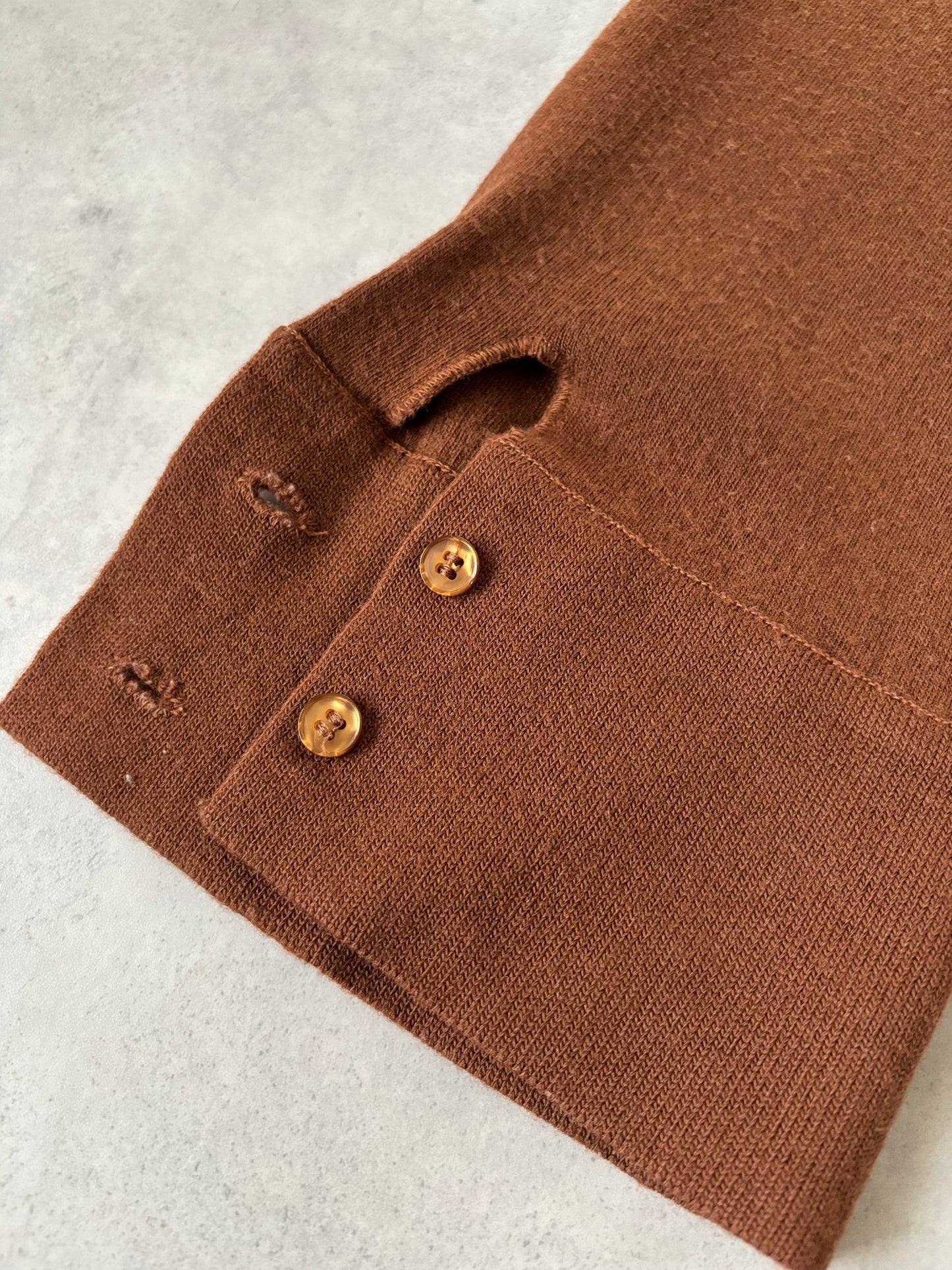 60s PENDLETON ウールニットポロ / Made in U.S.A.