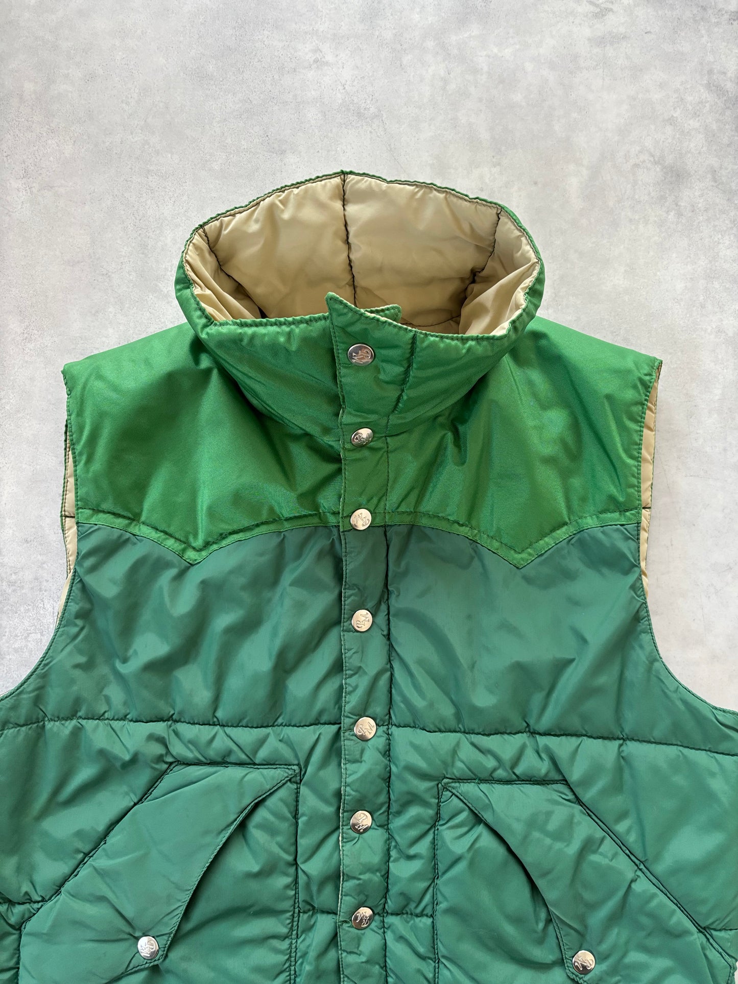 70s Powderhorn Mountaineering ベスト（グリーン）