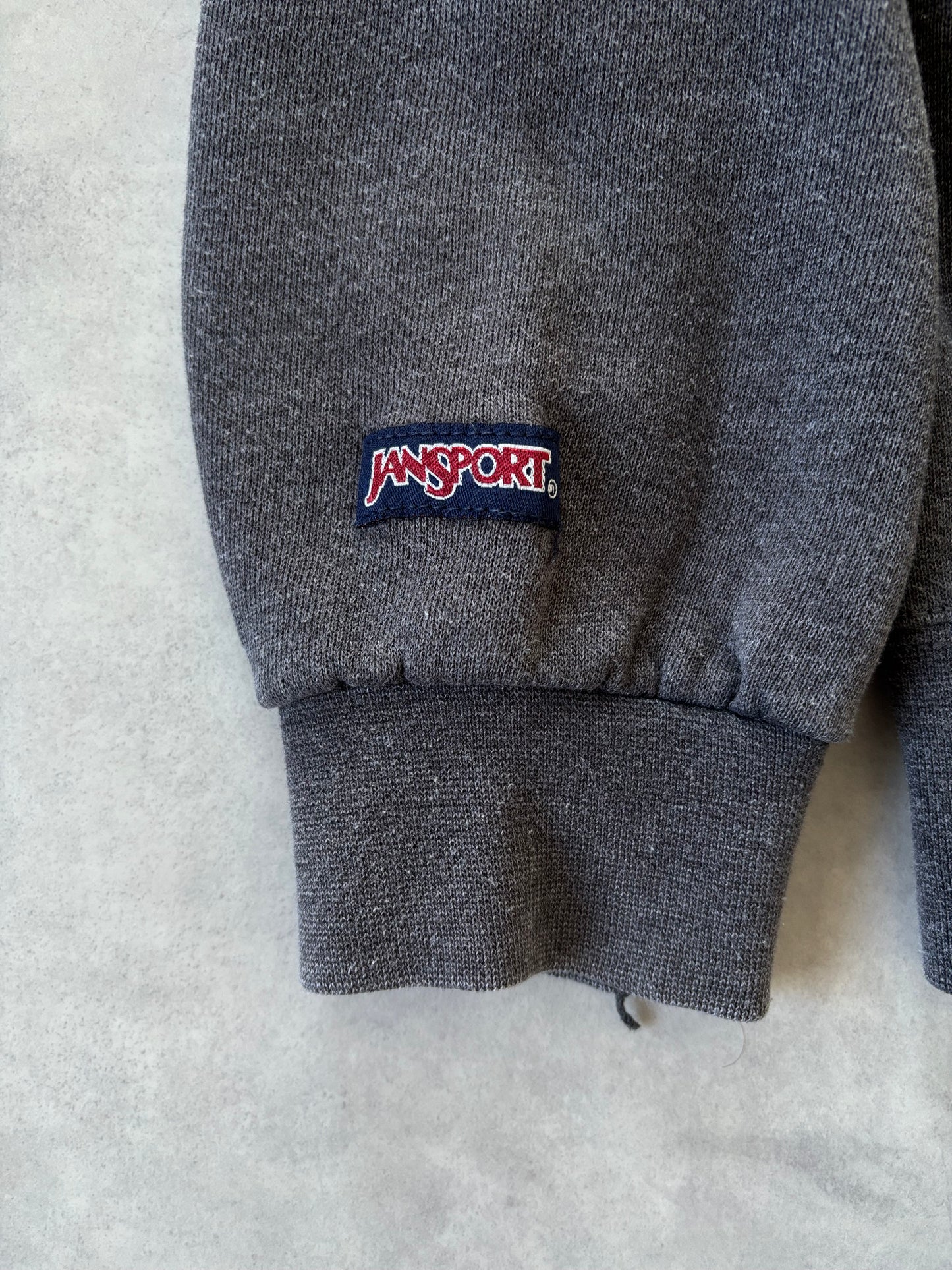 90s JANSPORT カレッジスウェット／グレー