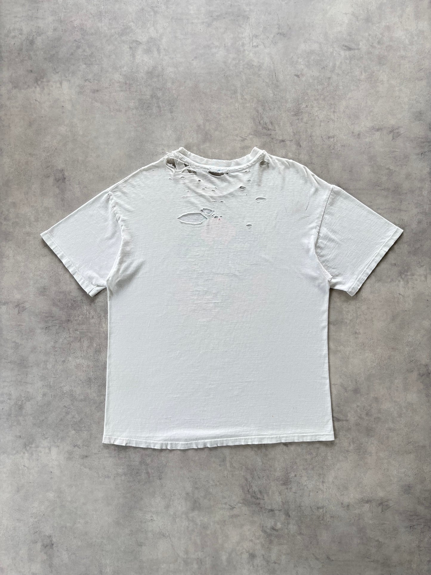 90s Hanes プリントtシャツ（ボロ）Made in U.S.A