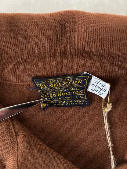 60s PENDLETON ウールニットポロ / Made in U.S.A.