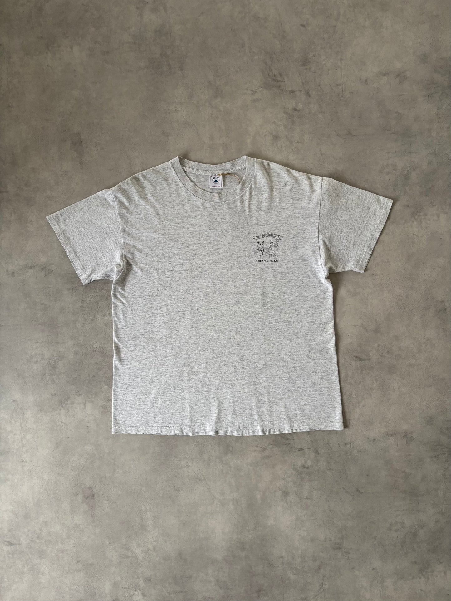 90s DELTA プリントtシャツ Made in U.S.A.